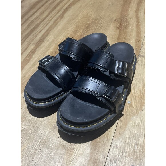 Dr Marten Myles M9 W10 Unisex Black Slip On Leather main image 10